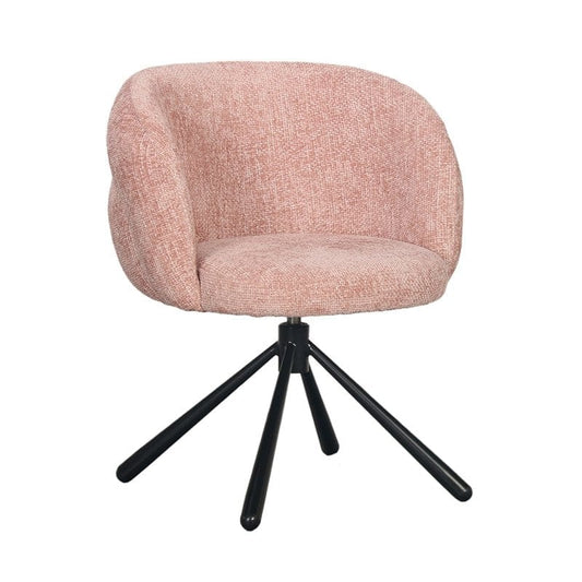Pole To Pole Pebble Draaistoel Pastel Roze