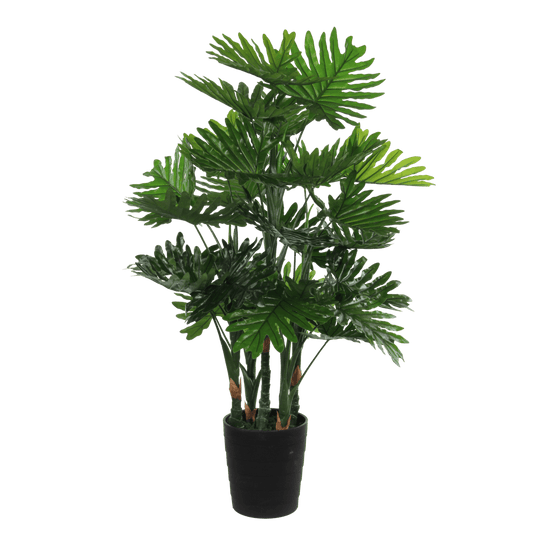 Mica Decorations Philodendron Kunstplant - H120 x Ø80 cm - Groen