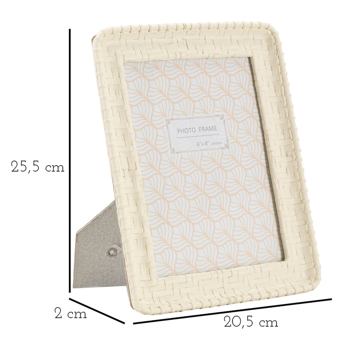 Mauro Ferretti PHOTOFRAME BAMBOO STYLE CM 20,5X2X25,5 (INSIDE PHOTO SIZE CM 15X20)