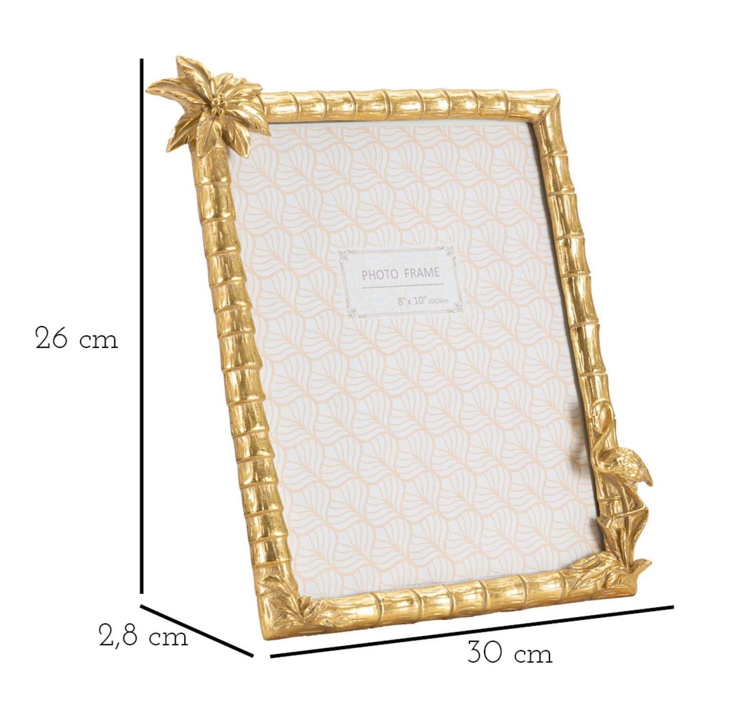 Mauro Ferretti PHOTOFRAME FLAMINGO CM 30X2,8X26 (INSIDE PHOTO SIZE CM 20X25)