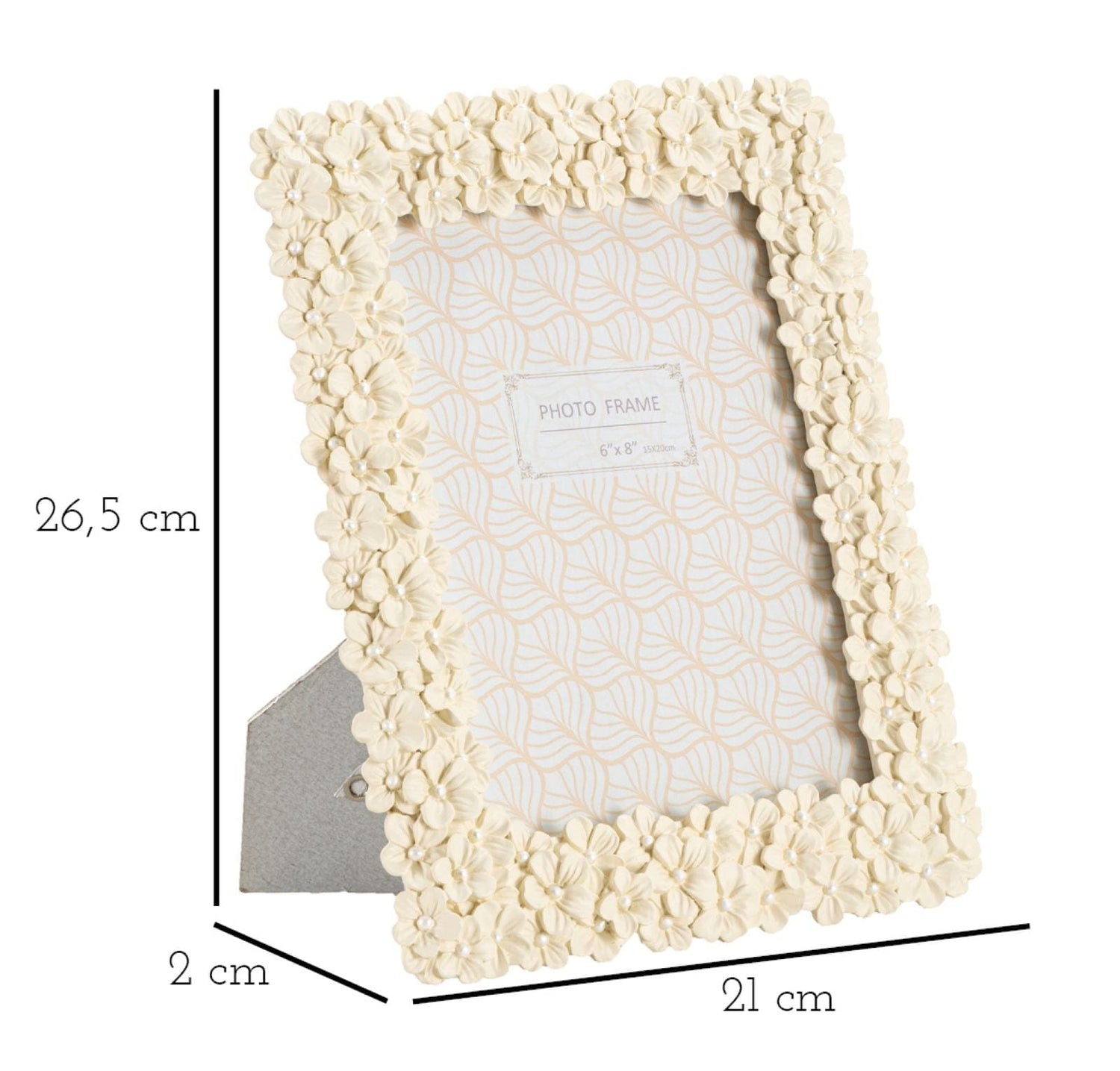 Mauro Ferretti PHOTOFRAME GASPY CM 21X2X26,5 (INSIDE PHOTO SIZE CM 15X20)