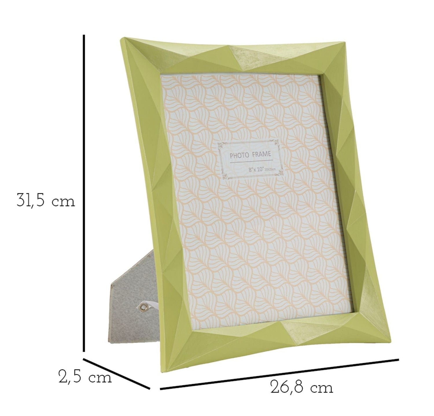 Mauro Ferretti PHOTOFRAME GREENY CM 26,8X2,5X31,5 (INSIDE PHOTO SIZE CM 20X25)