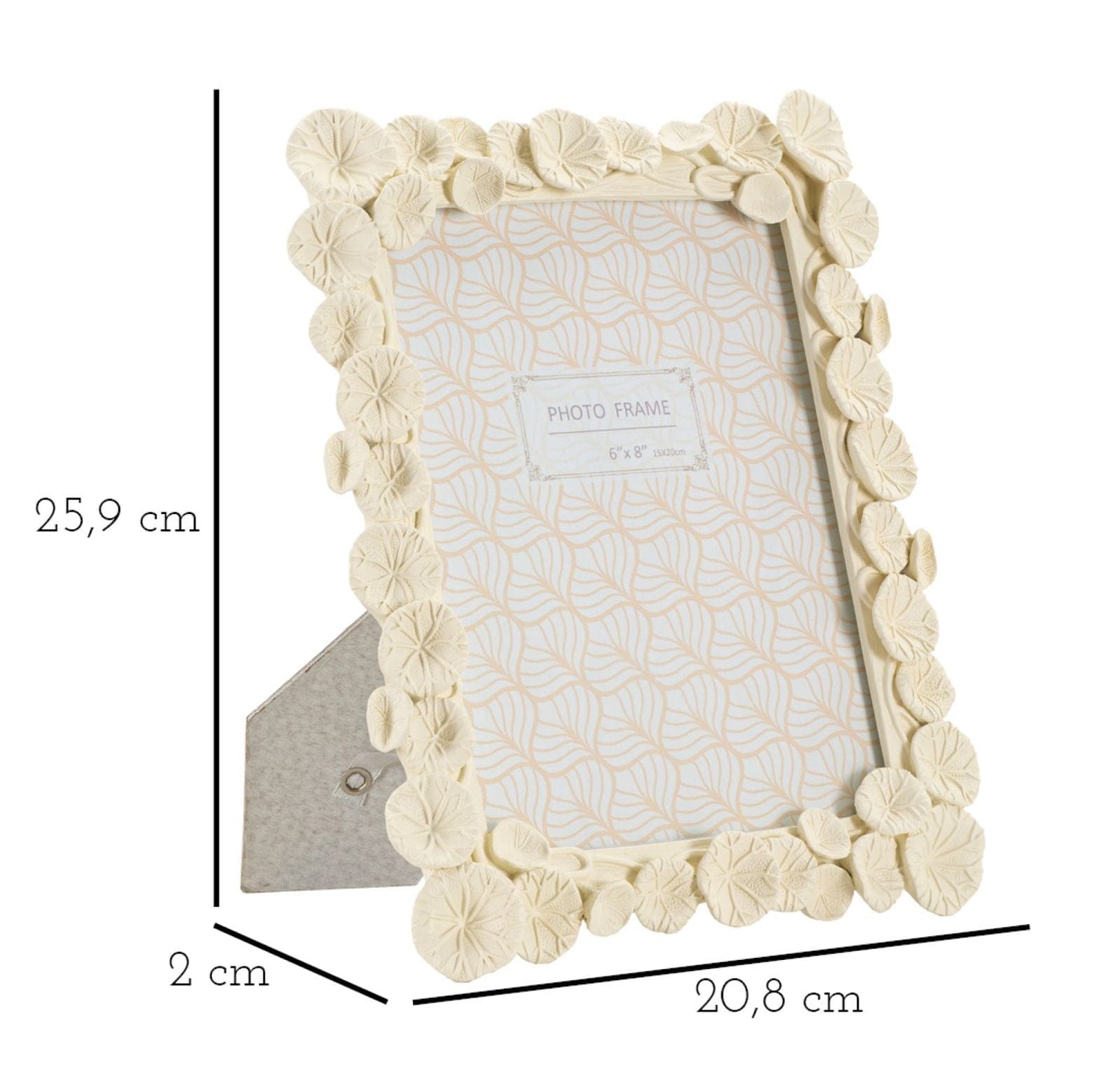 Mauro Ferretti PHOTOFRAME LOTUS CM 20,8X2X25,9 (INSIDE PHOTO SIZE CM 15X20)