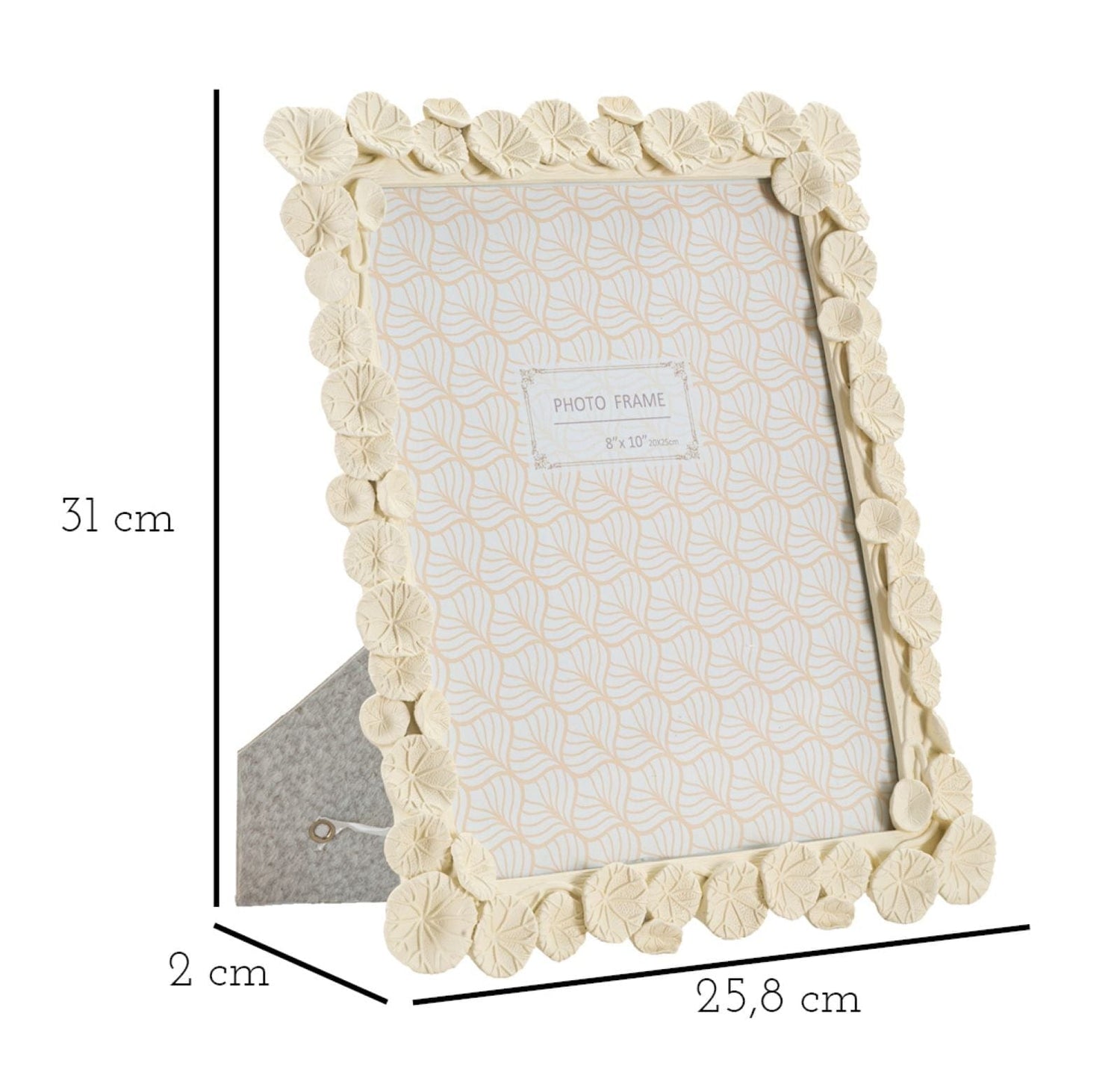 Mauro Ferretti PHOTOFRAME LOTUS CM 25,8X2X31 (INSIDE PHOTO SIZE CM 20X25)