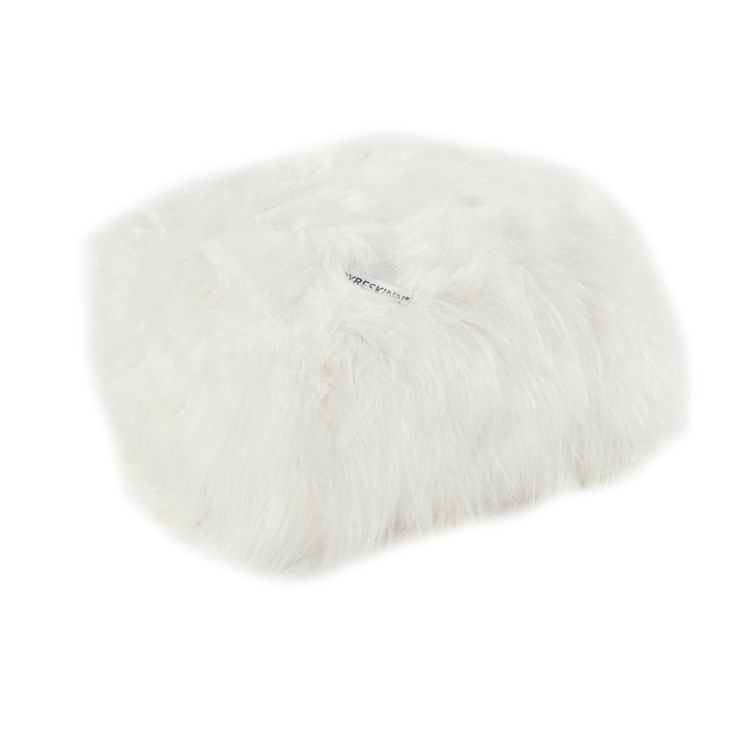 Dyreskinn® POUFFE ICELANDIC CUBE WHITE