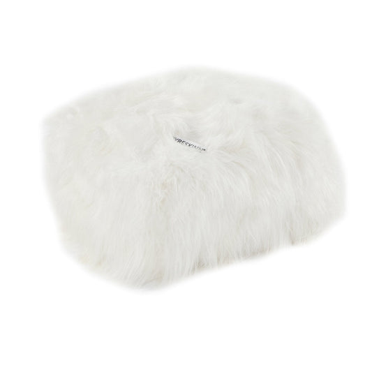 Dyreskinn® POUFFE ICELANDIC CUBE WHITE