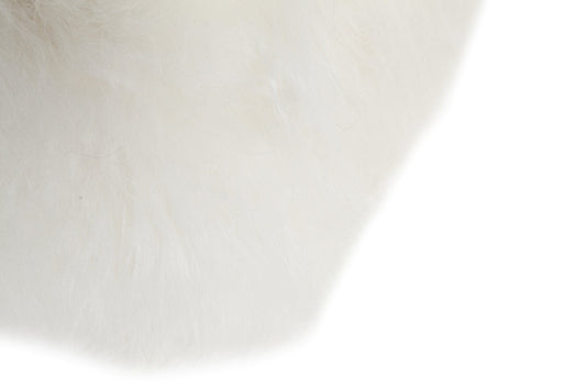 Dyreskinn® POUFFE ICELANDIC CUBE WHITE