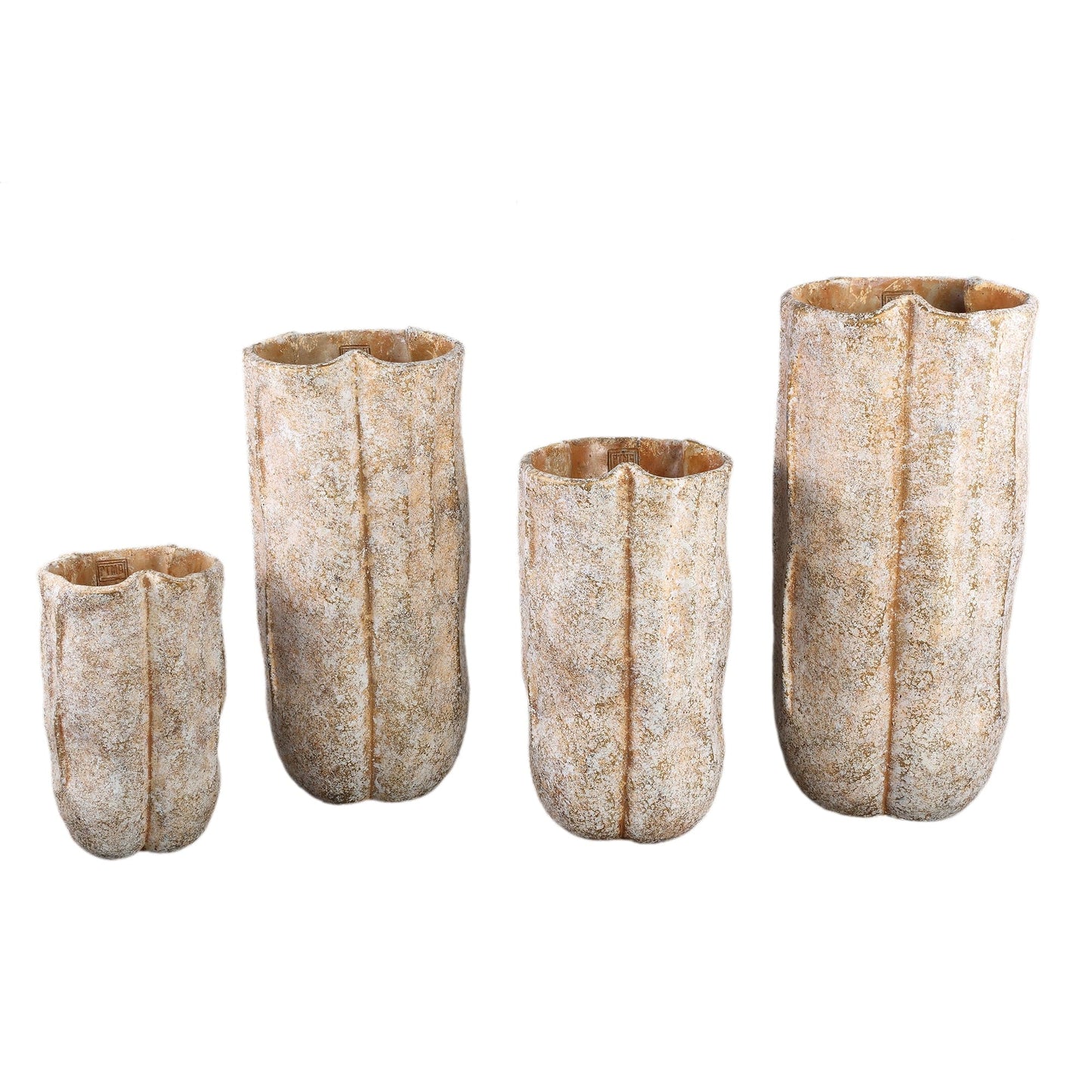 PTMD Roddie Crème cement golvende pot hoog S