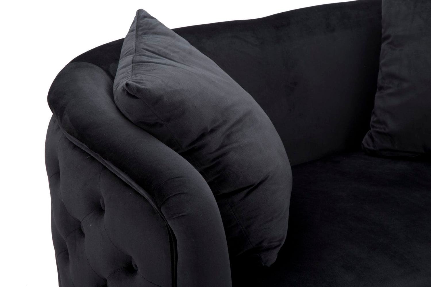 Mauro Ferretti SOFA BUCAREST BLACK CM 127X74X71