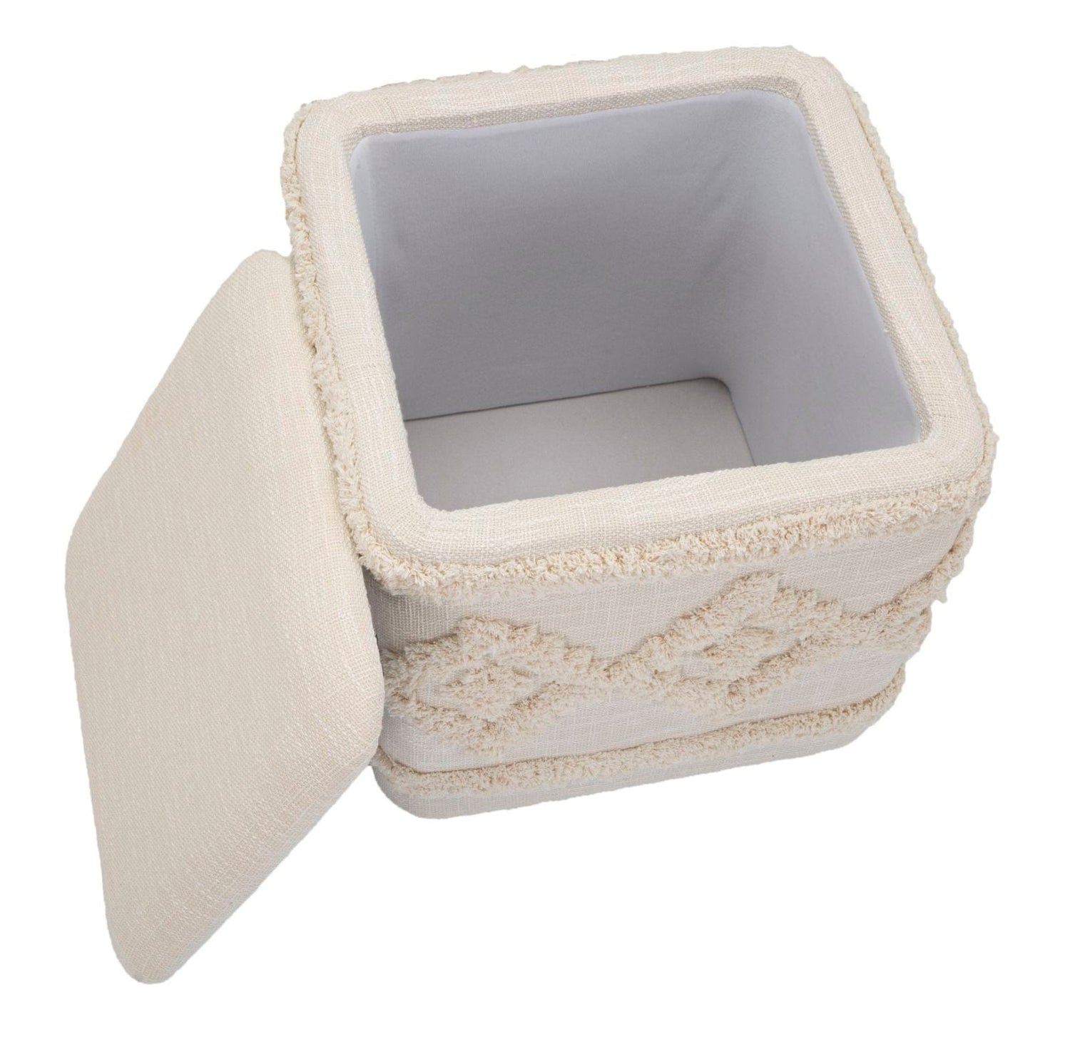 Mauro Ferretti STOOL WITH STORAGE DAMASCO SQUARE CM 40X40X40