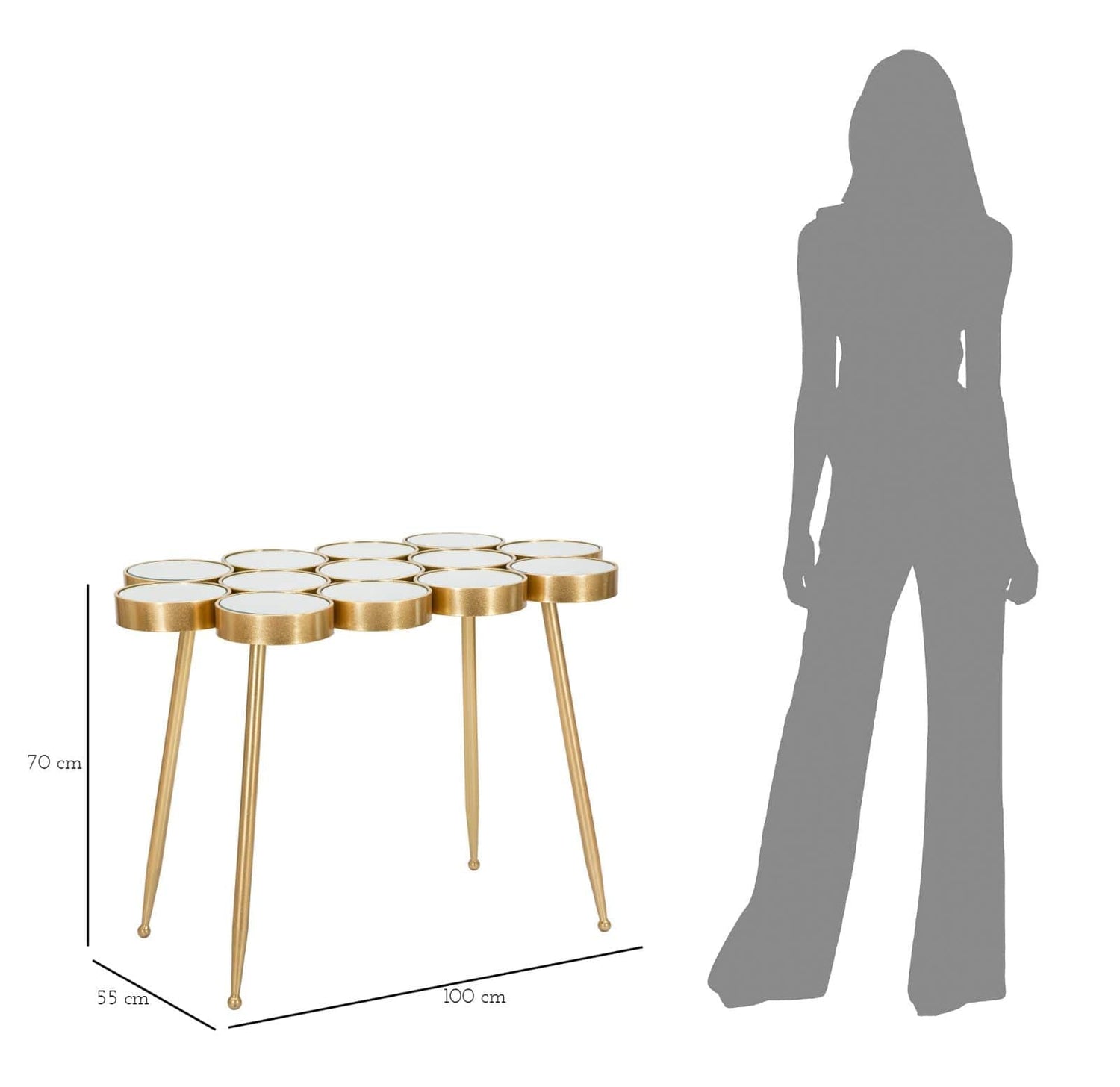 Mauro Ferretti TABLE BUTTLE CM 100X55X70