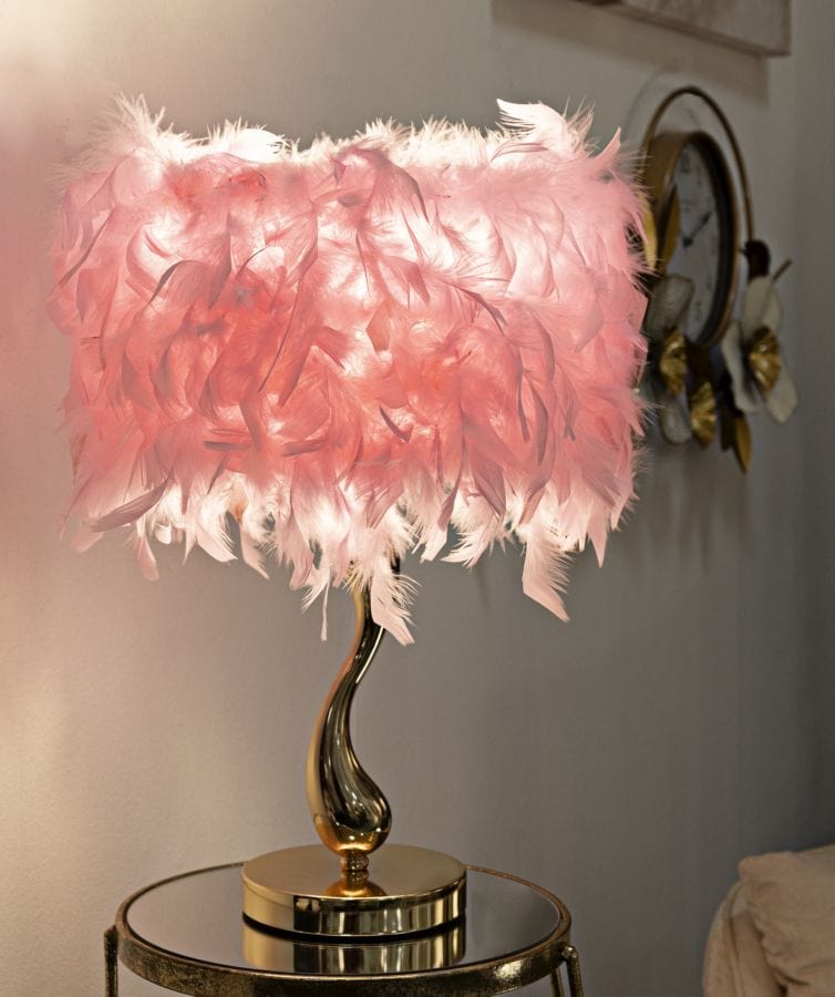 Mauro Ferretti TABLE LAMP CART PINK CM Ø 25X47