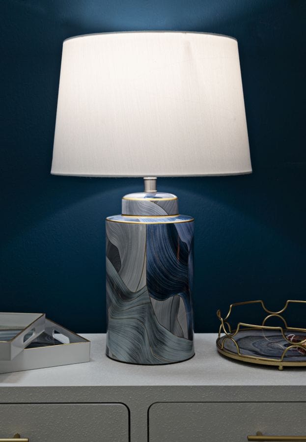 Mauro Ferretti TABLE LAMP CERAMIC ELEGANT CM Ø 40X64