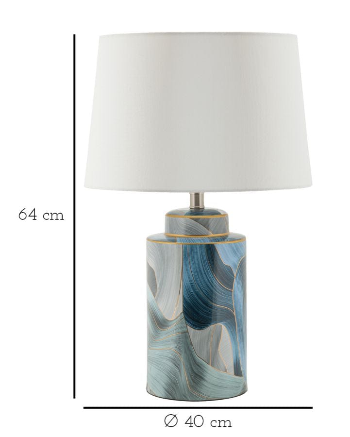 Mauro Ferretti TABLE LAMP CERAMIC ELEGANT CM Ø 40X64