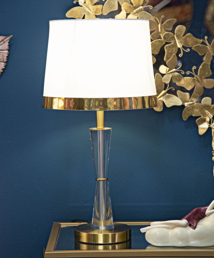 Mauro Ferretti TABLE LAMP CRISTAL CM Ø 30X56