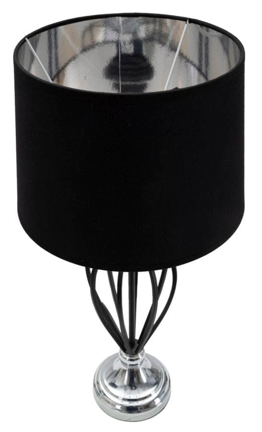 Mauro Ferretti TABLE LAMP DARKY SILVER CM Ø 28X56