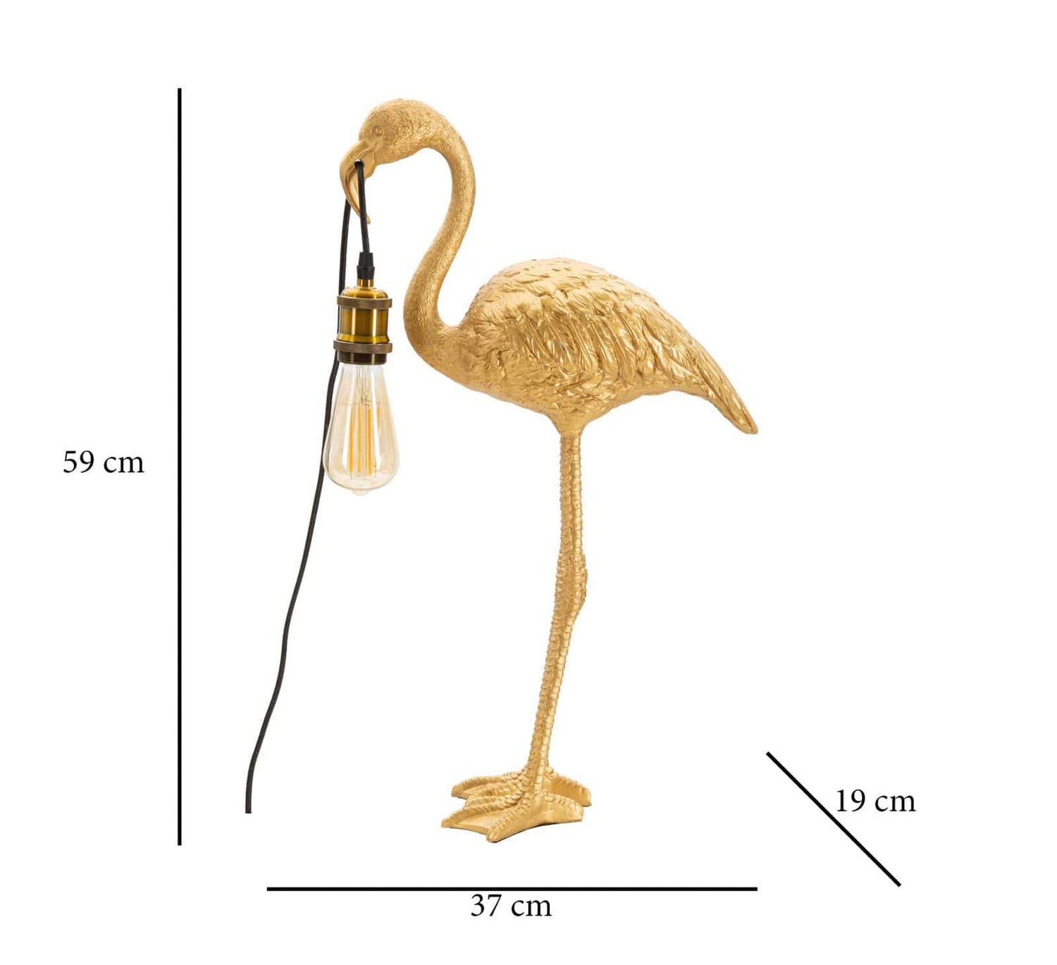 Mauro Ferretti TABLE LAMP FLAMINGO CM 37X19X59