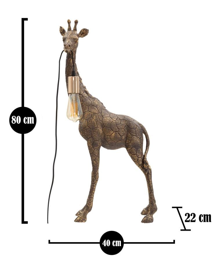 Mauro Ferretti TABLE LAMP GIRAFFE CM 40X22X80