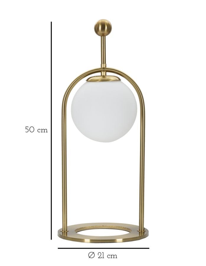 Mauro Ferretti TABLE LAMP GLAMY ARC -B- CM Ø 21X50
