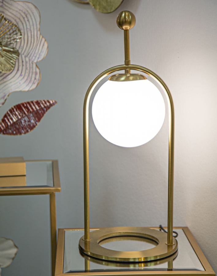 Mauro Ferretti TABLE LAMP GLAMY ARC -B- CM Ø 21X50