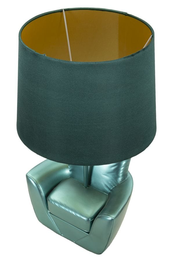 Mauro Ferretti TABLE LAMP MIDCENTURY 
 TURQUOISE CM Ø 26X43