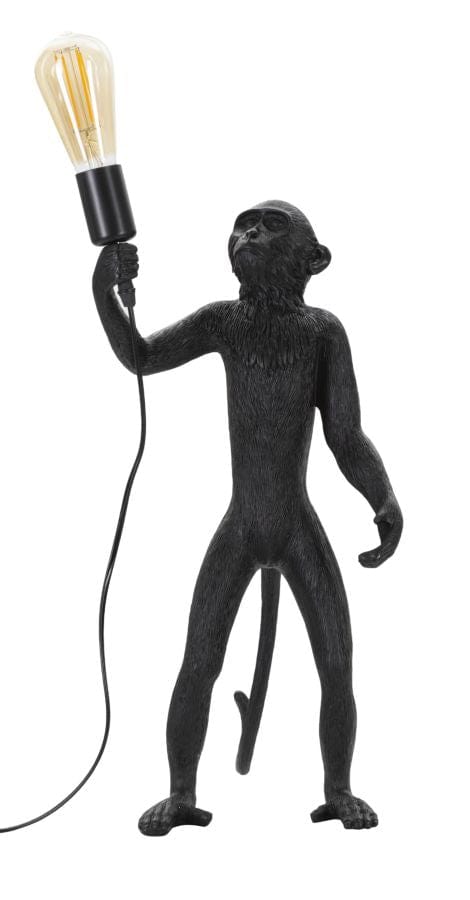 Mauro Ferretti TABLE LAMP MONKEY BLACK CM Ø 26X34X55