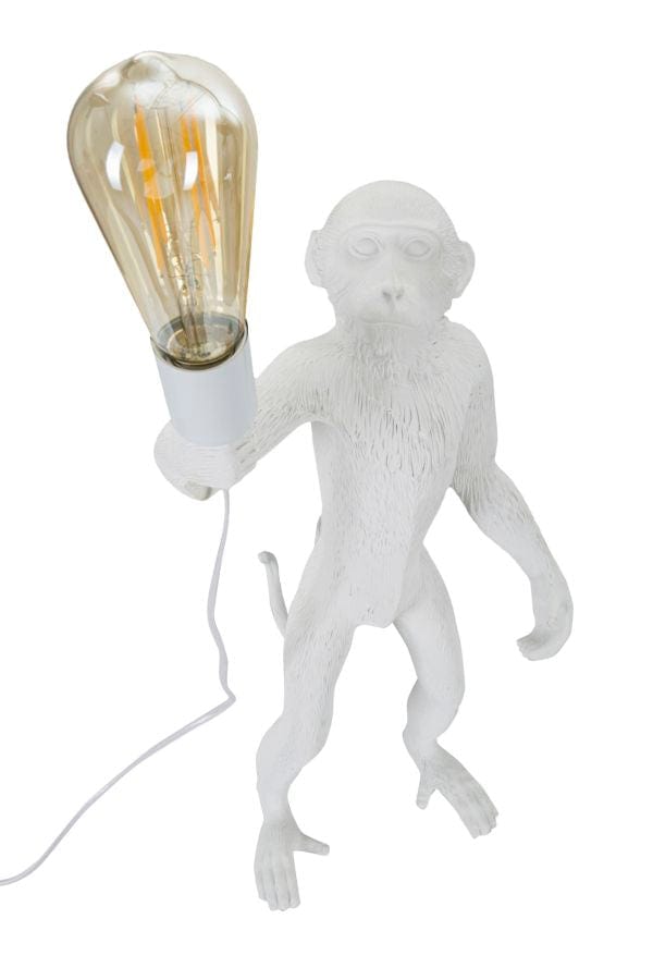 Mauro Ferretti TABLE LAMP MONKEY WHITE CM Ø 26X34X55