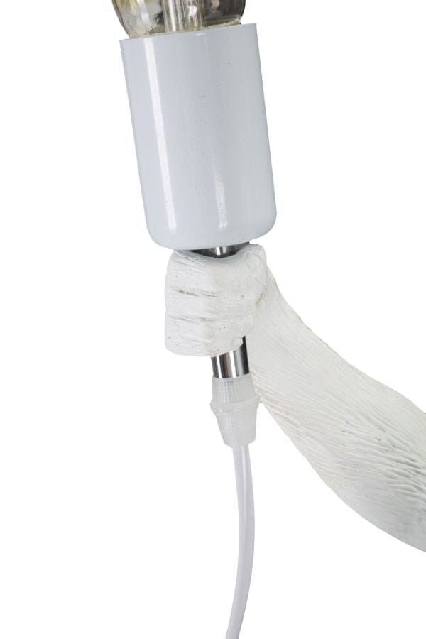 Mauro Ferretti TABLE LAMP MONKEY WHITE CM Ø 26X34X55