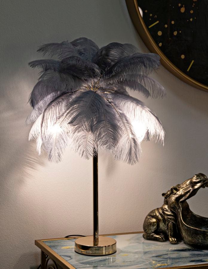 Mauro Ferretti TABLE LAMP PALM GREY CM Ø 55X60