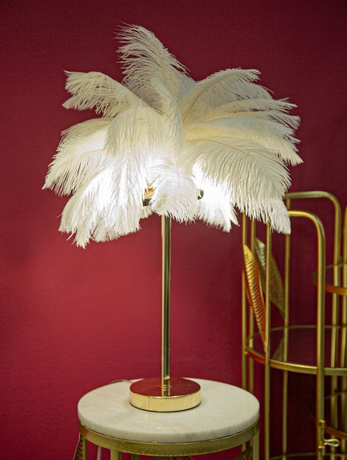 Mauro Ferretti TABLE LAMP PALM WHITE CM Ø 40X55