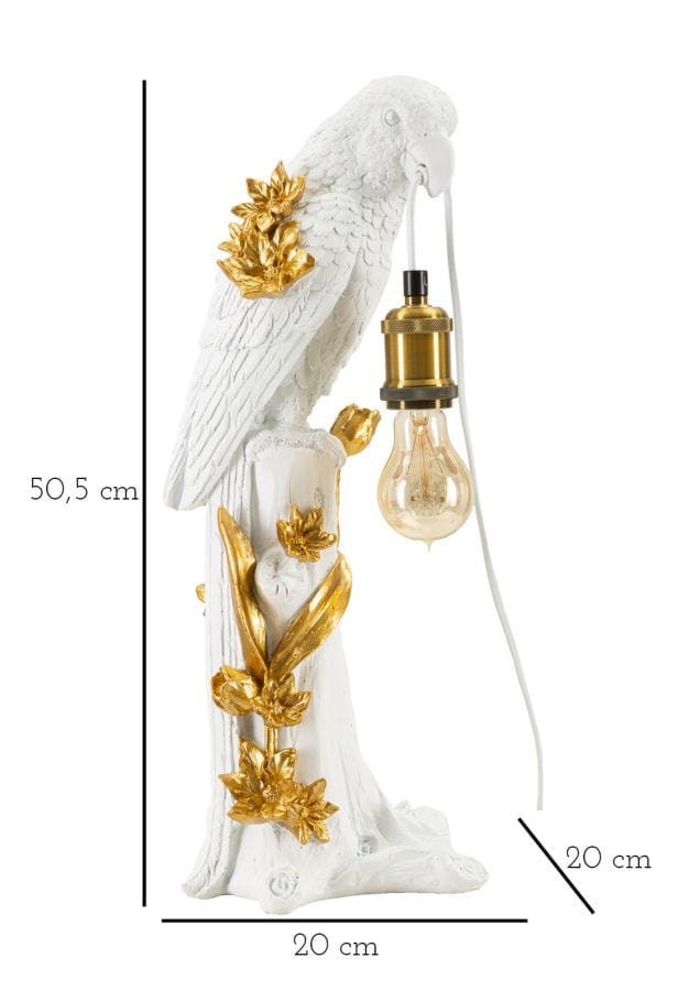 Mauro Ferretti TABLE LAMP PARROT CM 20X20X50,5