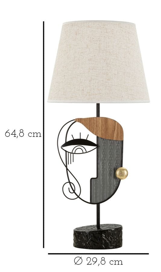 Mauro Ferretti TABLE LAMP PICASSY CM Ø 29,8X64,8