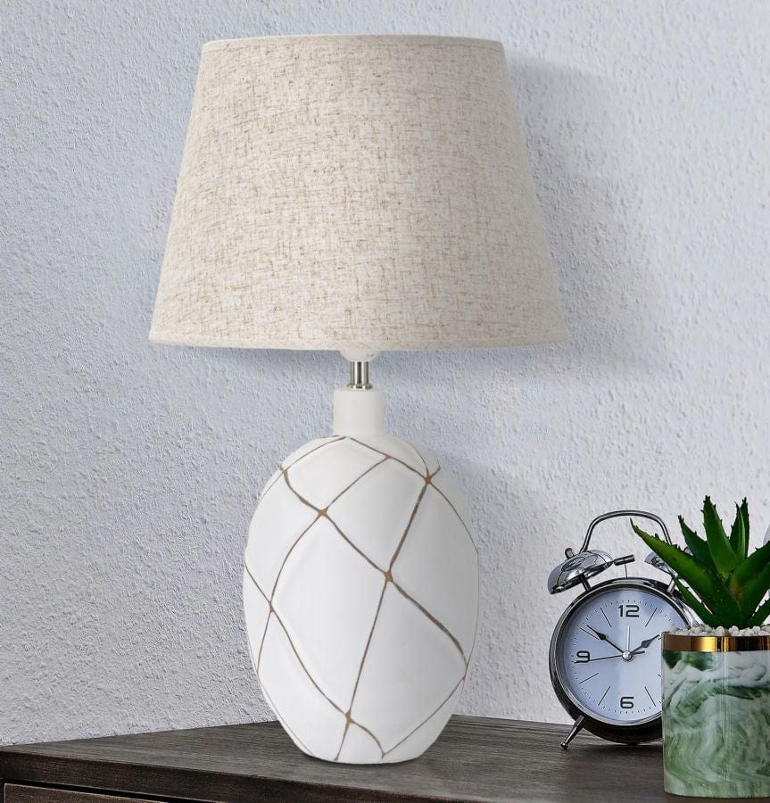 Mauro Ferretti TABLE LAMP POLYRESIN LINES CM Ø 35X60