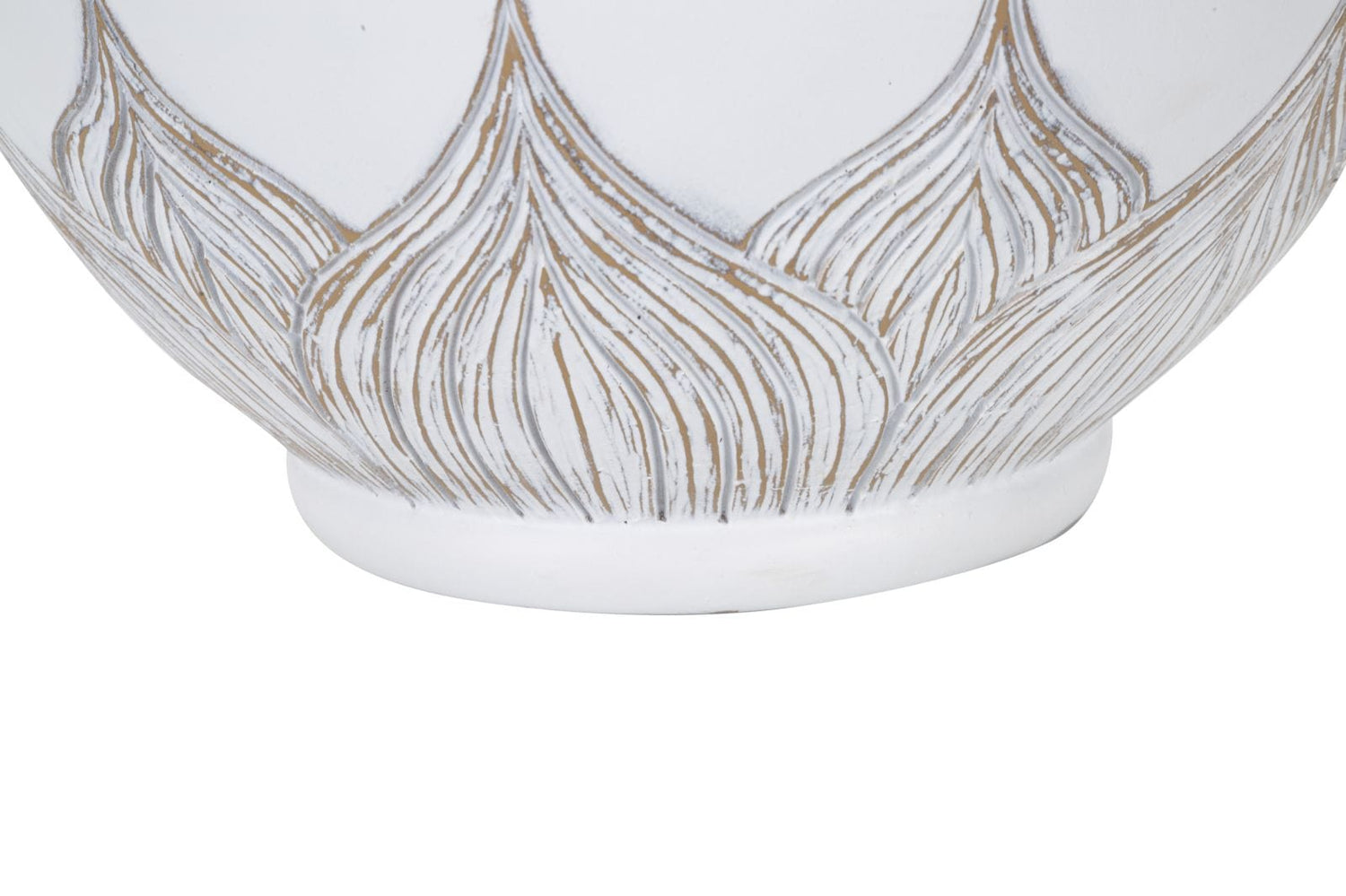 Mauro Ferretti TABLE LAMP POLYRESIN ROUND ATENE CM Ø 38X59