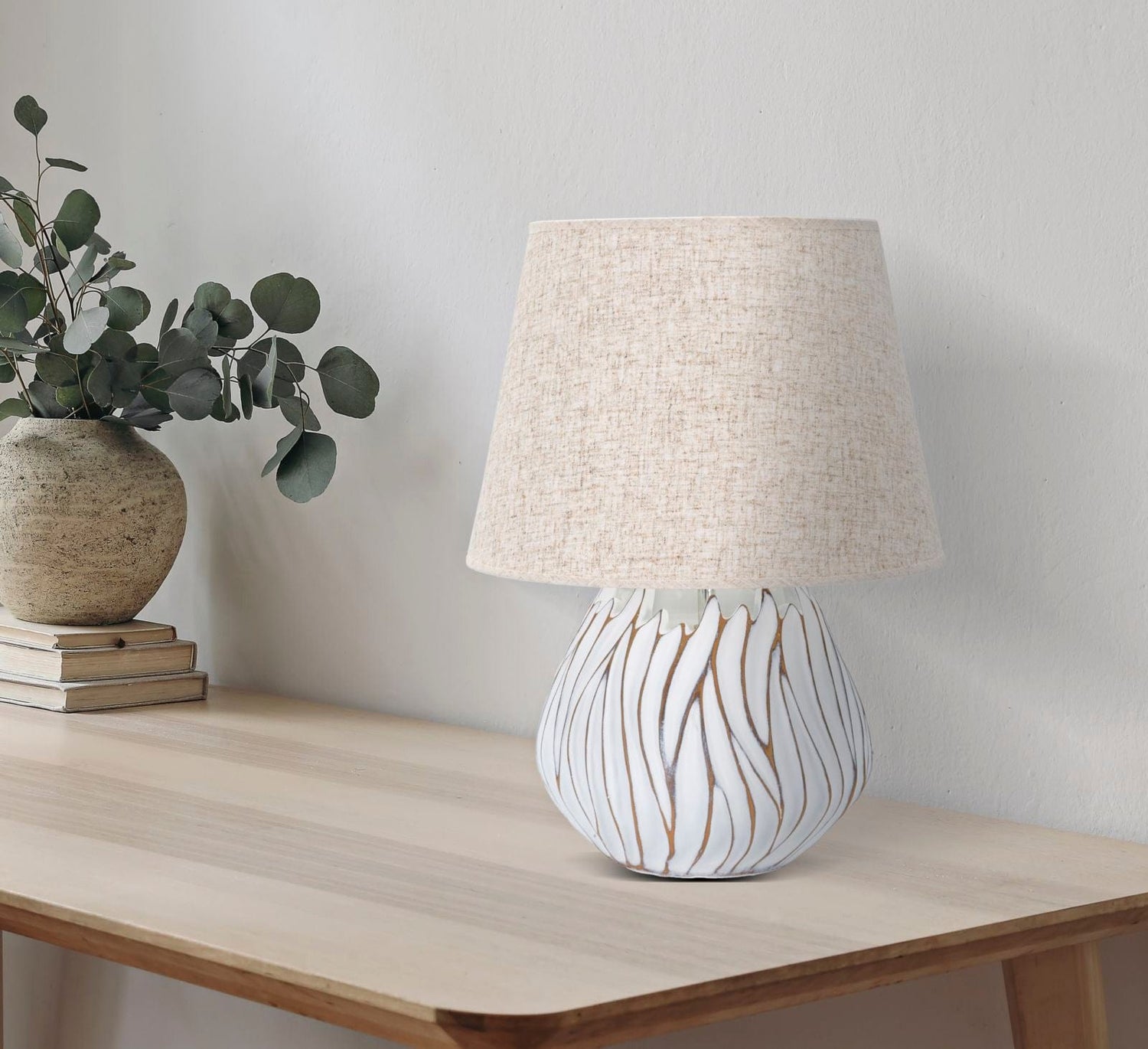Mauro Ferretti TABLE LAMP POLYRESINHONDURAS CM Ø 35X48
