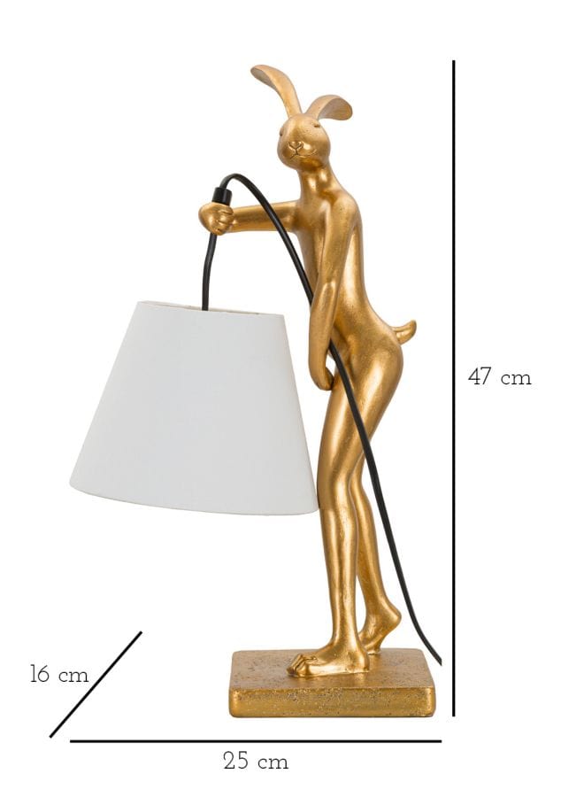 Mauro Ferretti TABLE LAMP RABBIT STAND CM 26x16x47