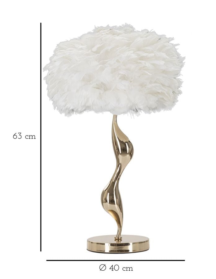 Mauro Ferretti TABLE LAMP SLIM WHITE CM Ø 40X63