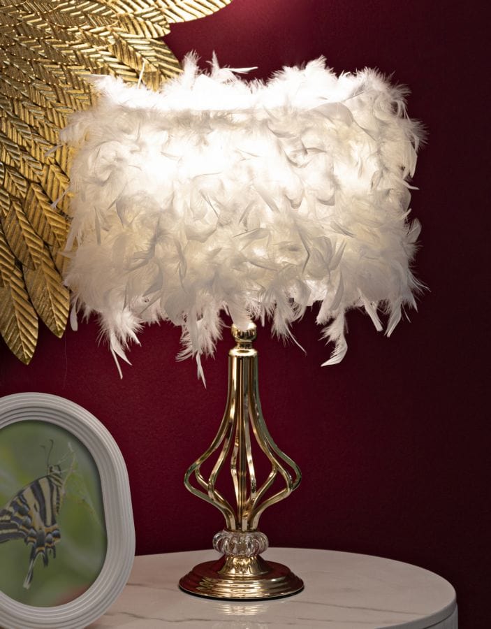 Mauro Ferretti TABLE LAMP TARTY WHITE CM Ø 25X54