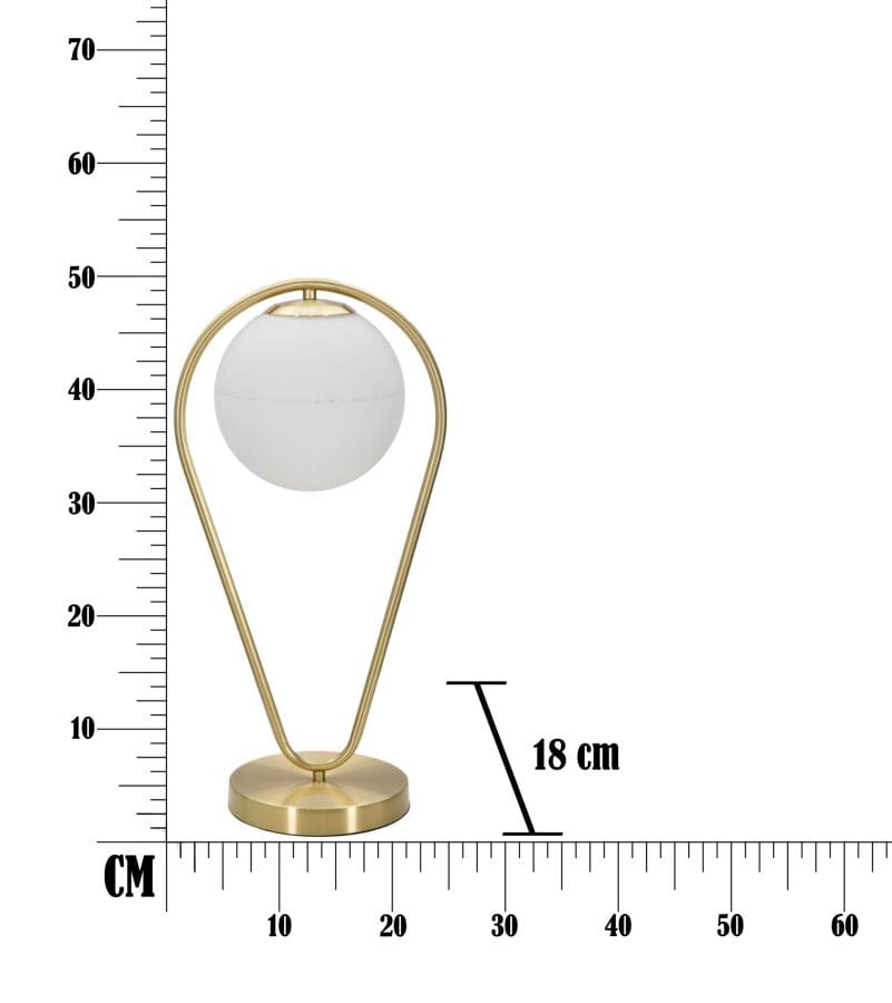 Mauro Ferretti TABLE LAMPGLAMY DROP CM 25x18x50