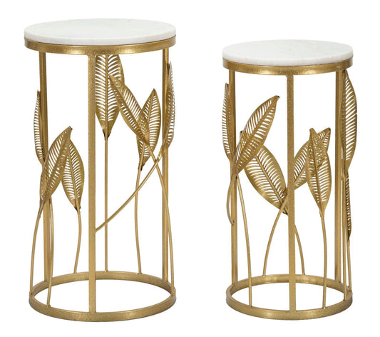 Mauro Ferretti TABLE LEAF SET 2 PCS CM Ø 35X65,5-30X60,5
