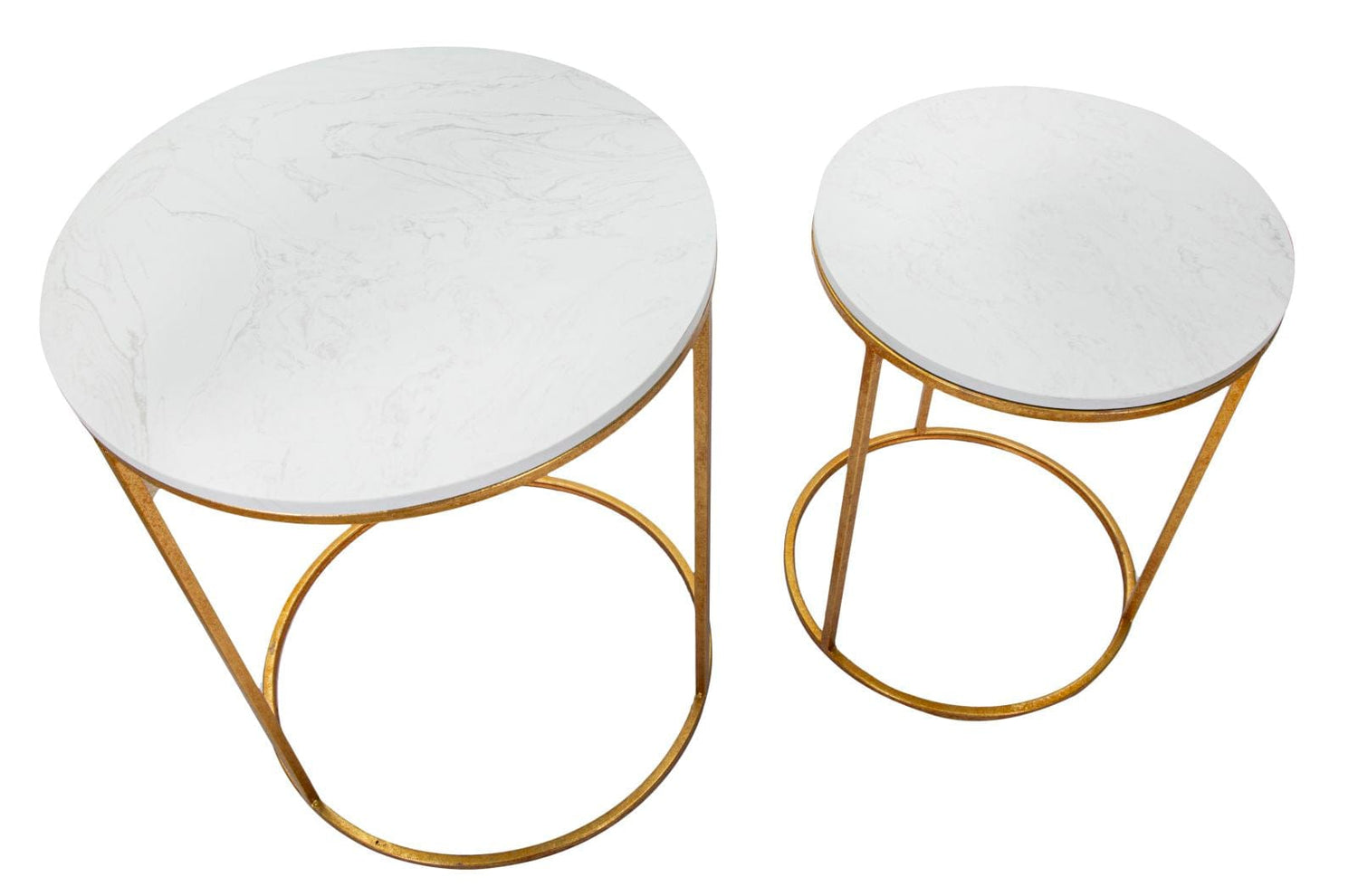 Mauro Ferretti TABLE SIMPLY MARBLE COUPLE Ø 52X63-42X53