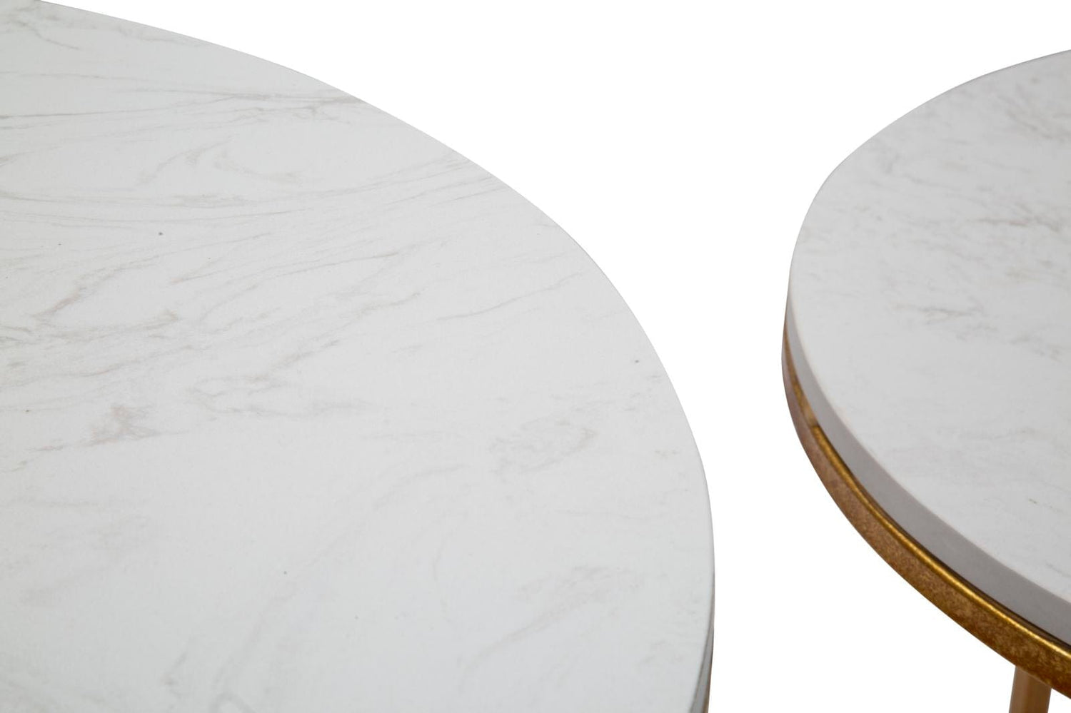 Mauro Ferretti TABLE SIMPLY MARBLE COUPLE Ø 52X63-42X53
