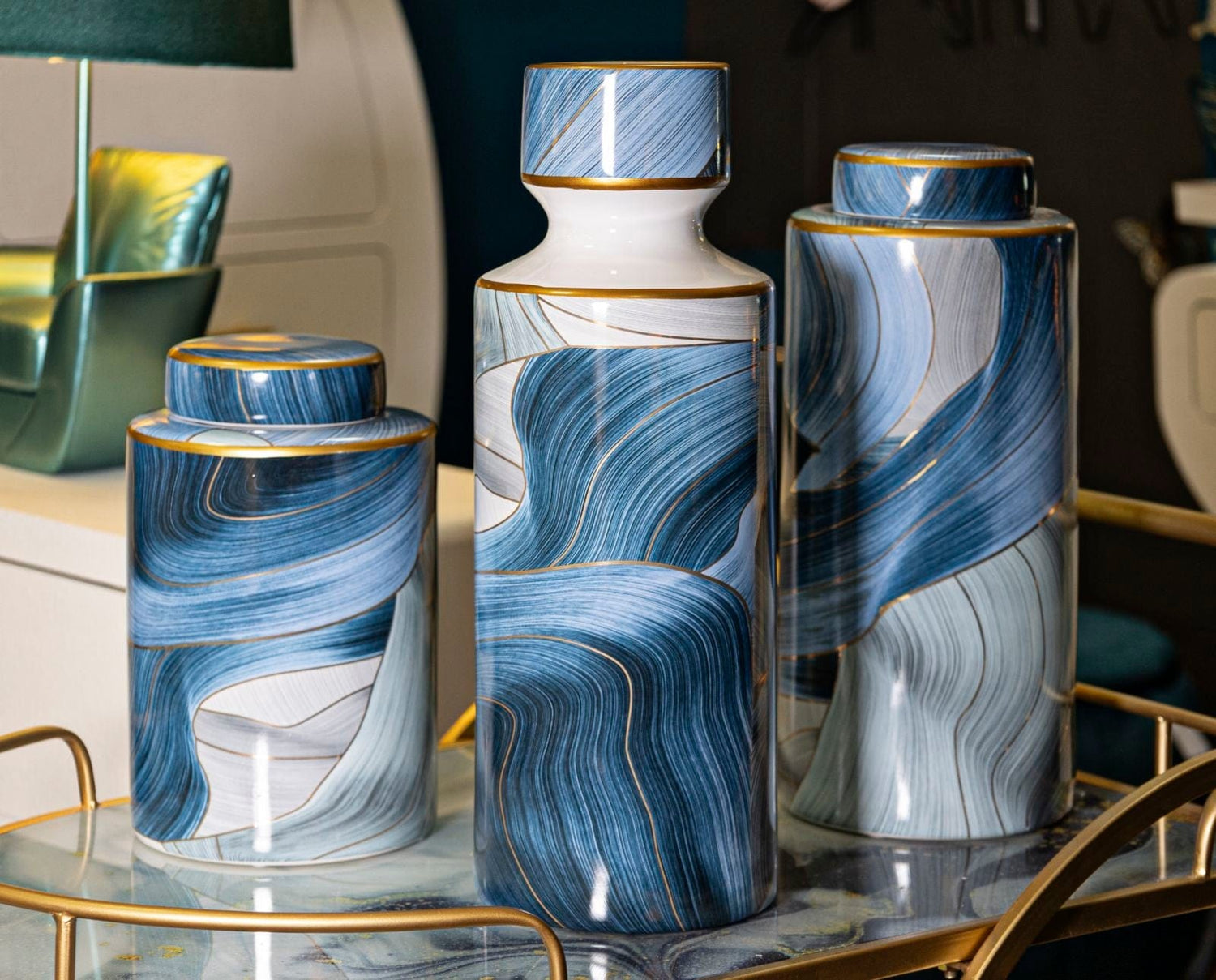 Mauro Ferretti VASE ELEGANT TALL CM Ø 14X40