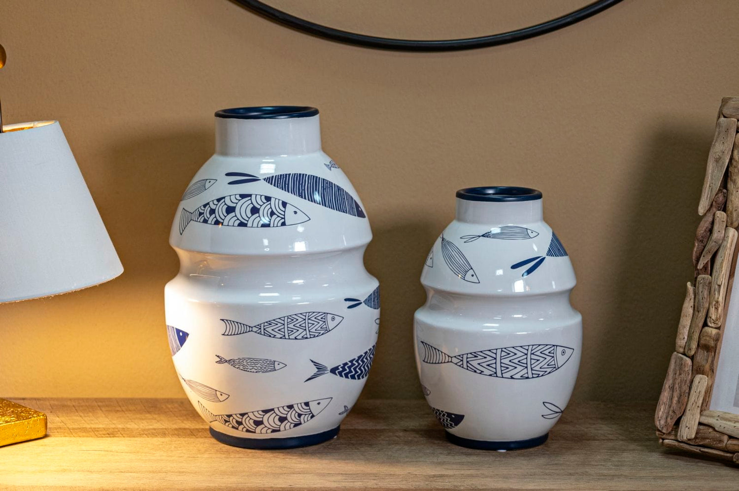 Mauro Ferretti VASE FISH CM Ø 21X31