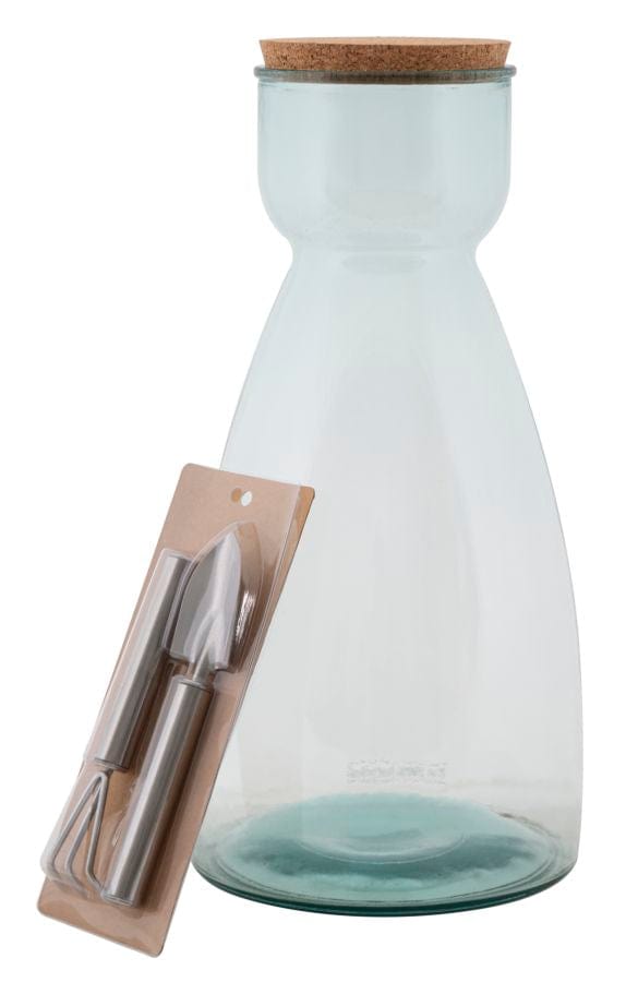Mauro Ferretti VASE GARDEN VETRO RICICLATO CM Ø 21,5X43,5 (MADE IN SPAIN)