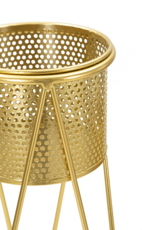 Mauro Ferretti VASE HOLDER GLAT SET 2 PCS CM 21X20X46-18X18X32
