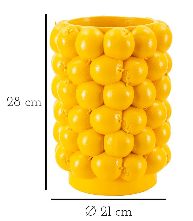 Mauro Ferretti VASE LEMONS CM Ø 21X28