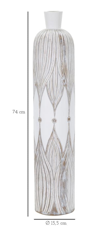 Mauro Ferretti VASE POLYRESIN ATENE CM Ø 15,5X74
