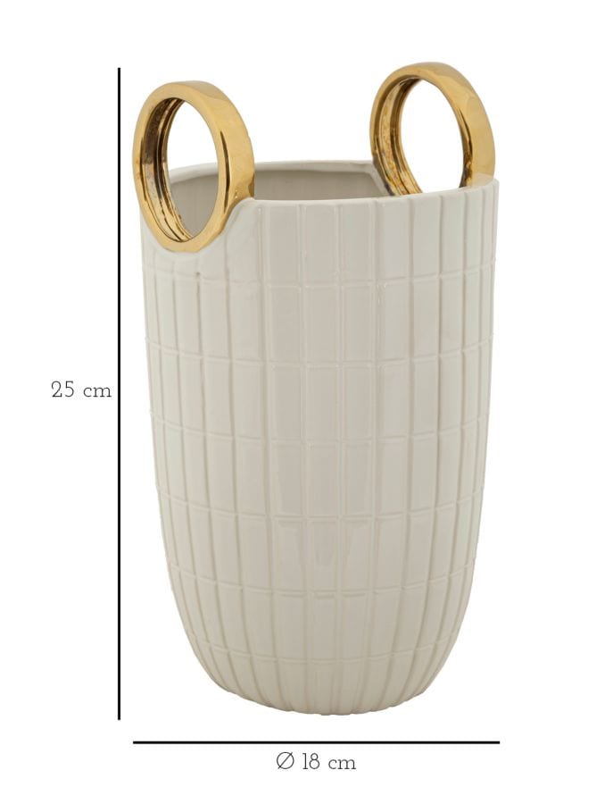 Mauro Ferretti VASE SHOPPING CM Ø 18X25
