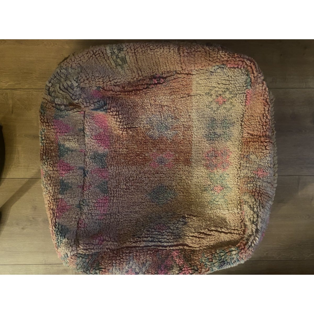 Tamegrouteshop Vintage berber pouf